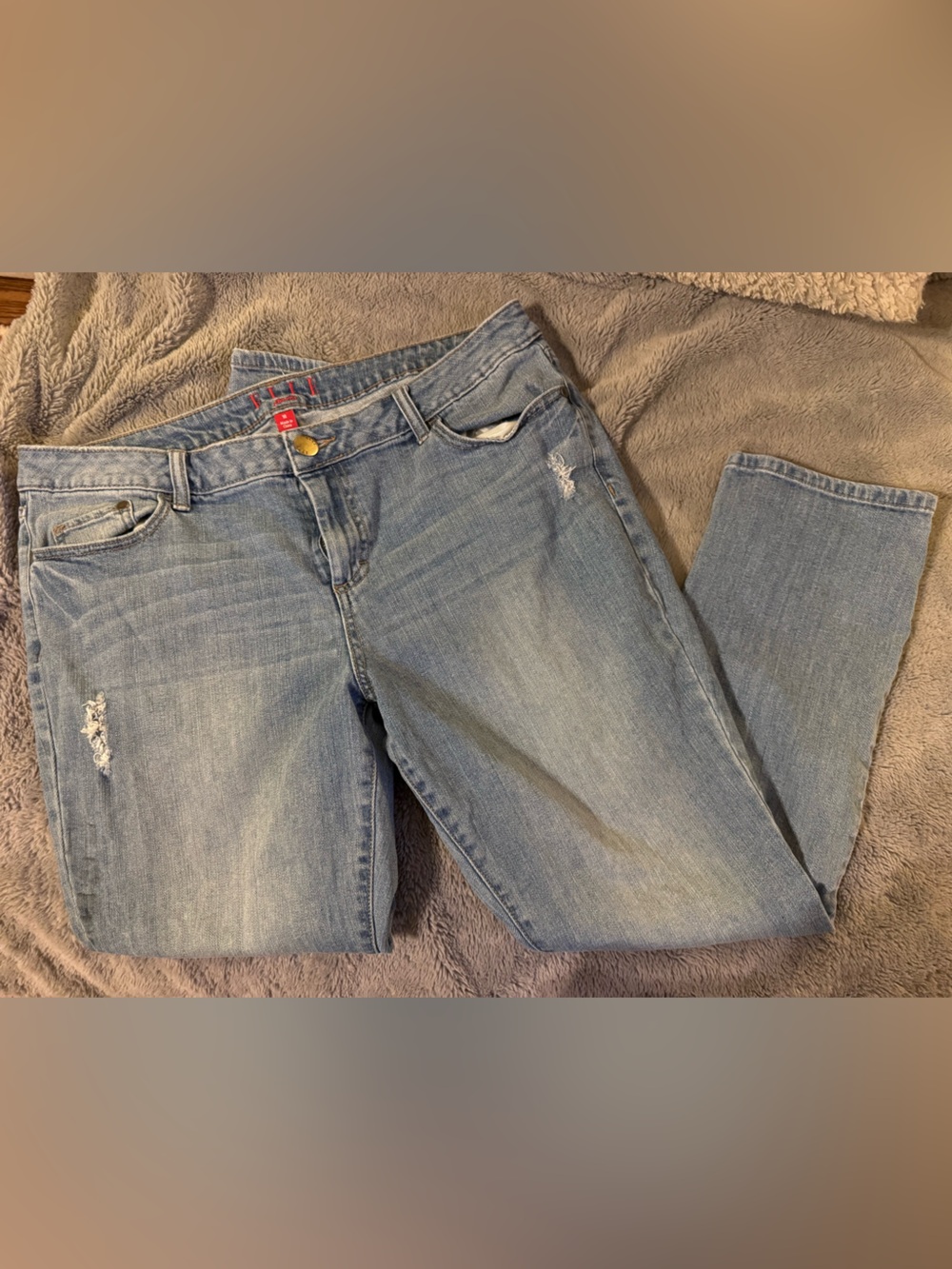 Elle Light Blue Relaxed Women's Jeans
